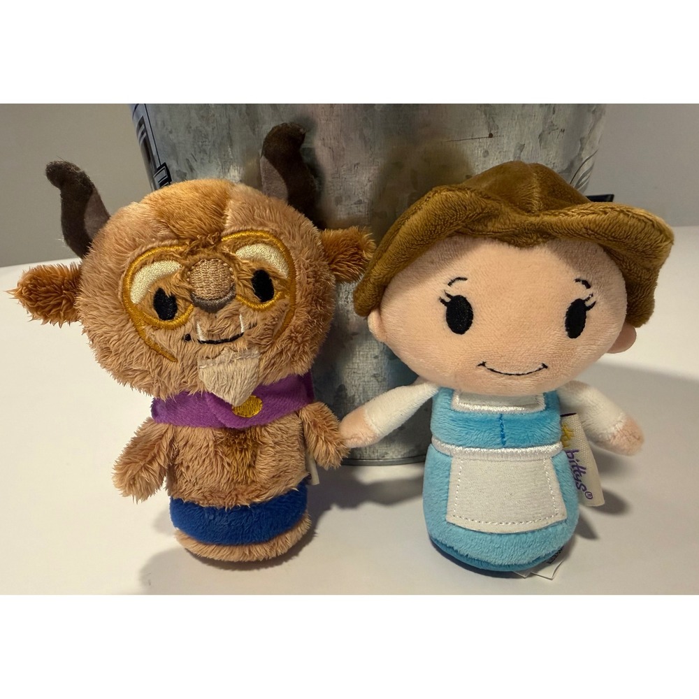 Hallmark Itty Bittys Disney Beauty and the Beast Belle Plush Set 2pc